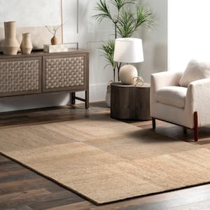 Trish Geometric Wool and Cotton Natural 6 ft. x 9 ft. Farmhouse Area Rug