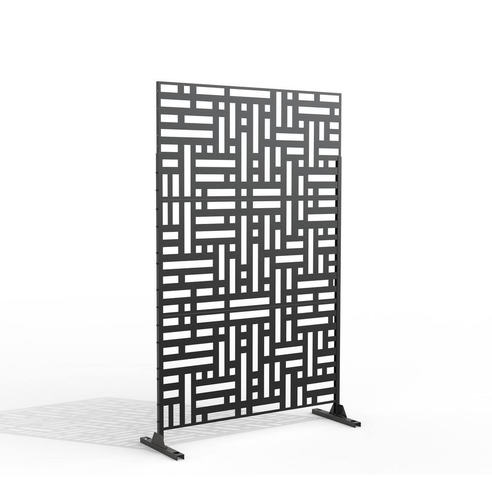 76 in. Galvanized Steel Garden Fence Outdoor Privacy Screen Garden Screen Panels price history on PriceWatchPro