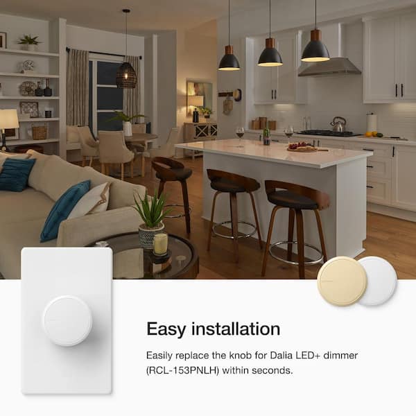 Dalia LED+ Replacement Rotary Knob, Light Almond (RCL-RK-LA)