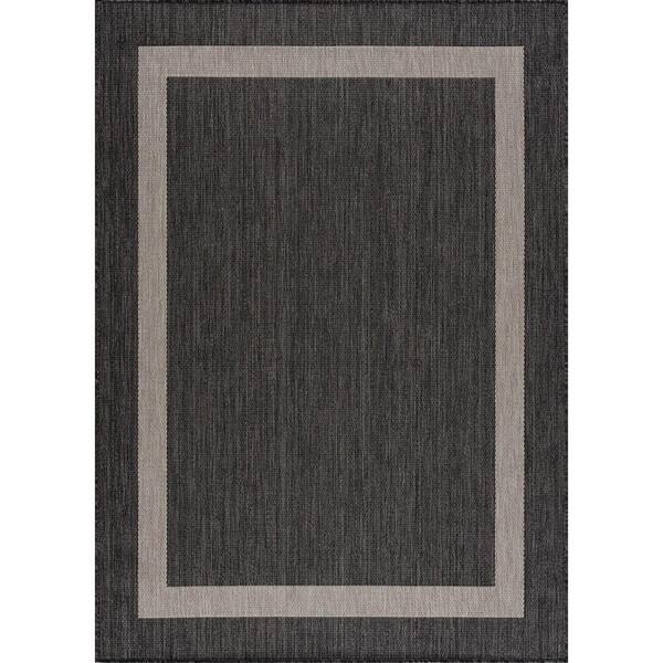 5' X 7' Grey Seaside Uv Treated Indoor Outdoor Area Rug 5' X 7' Grey Seaside Uv Treated Indoor Outdoor Area Rug