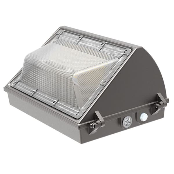 KOAOEIRS Dusk to Dawn 1000-Watt Equivalent Integrated LED Wall Pack Light, 5000K Black Outdoor LED Security Light ETL Listed