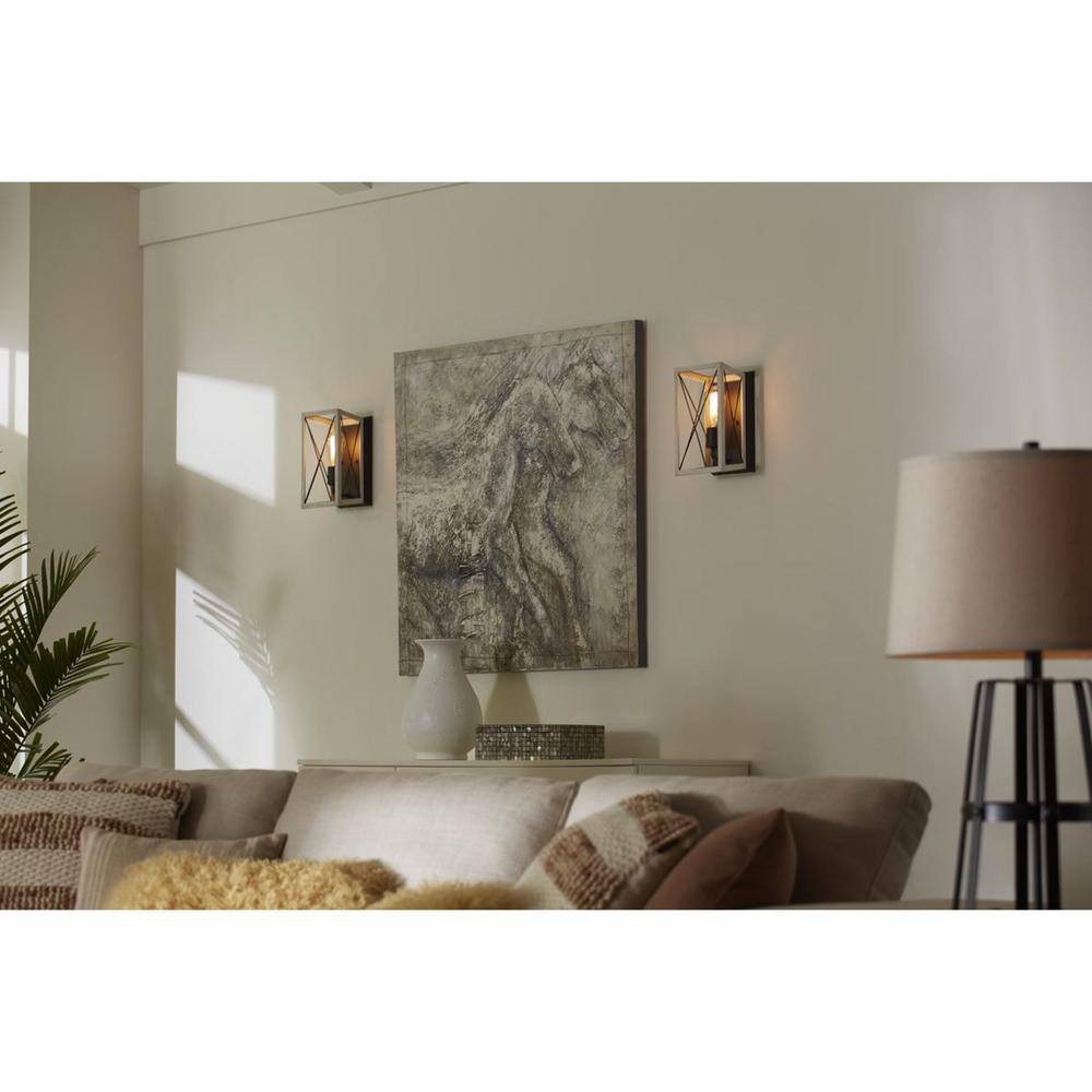 Black Bronze Dimmable Direct Wired Electric Sconce