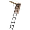 Fakro LMS 8 ft. 11 in., 22 in. x 47 in. Insulated Steel Attic Ladder ...