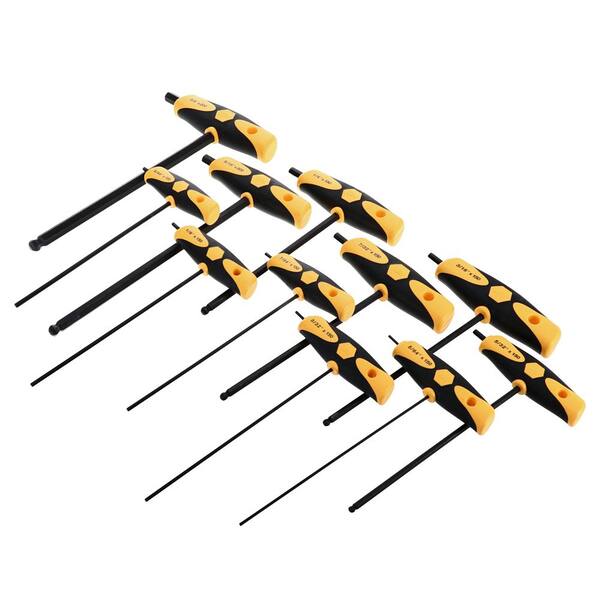 SoftGrip Hex Key SAE T-Handle Set (11-Piece)