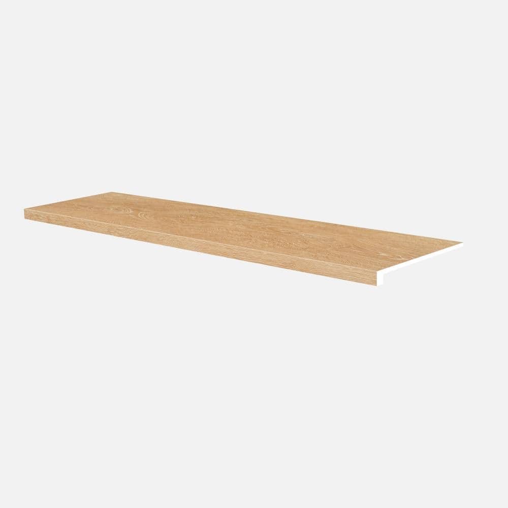 Harvest Haze 5/4 in. T x 12 in. W x 47.25 in. L Luxury Vinyl Stair Tread Mo