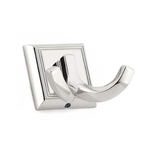 2-1/8 in. (54 mm) Polished Nickel Transitional Wall Mount Hook