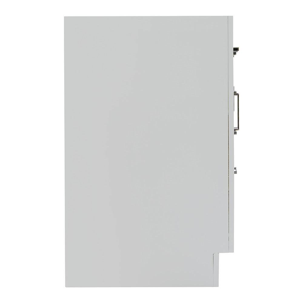 Gray 60'' Double Freestanding Hardwood Vanity Base