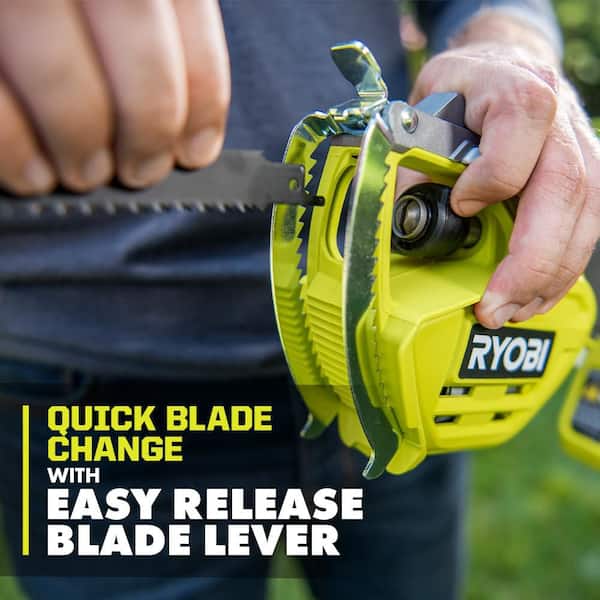 RYOBI ONE+ 18V Cordless Pruner and Reciprocating Saw (2-Tool