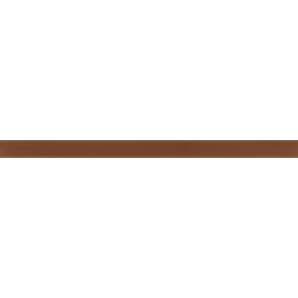 Taj Cotto Glossy Glazed Ceramic Quarter Round Wall Trim, 0.6 in. x 10 in. (0.069 sq. ft./Piece)