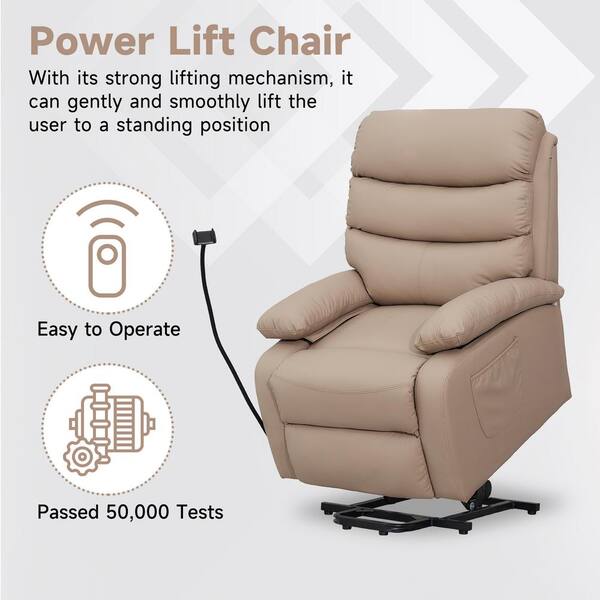 Pinksvdas Brown Vibrating, Adjustable Ergonomic Reclining Chair with Lumbar  Support A5080 BR - The Home Depot