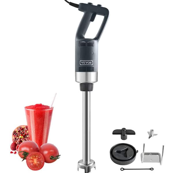 VEVOR Commercial Immersion Blender, 750-Watts 16 in. Heavy Duty Hand Mixer, Variable Speed, 304 Stainless Steel Blade