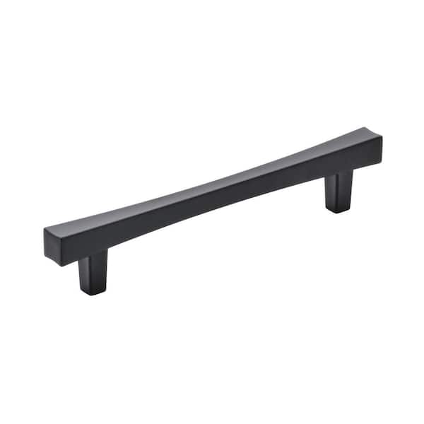 Amerock Pailou 5-1/16 in. Center-to-Center Modern Matte Black Bar Cabinet Pull