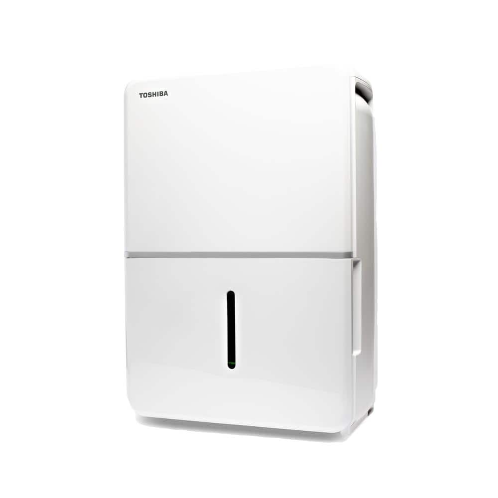 Toshiba 50 pt. Covers up to 4,500 Sq. Ft. Dehumidifier for Room Garage  Bathroom in White with Bucket Energy Star Most Efficient TDDP5014RES2 - The  
