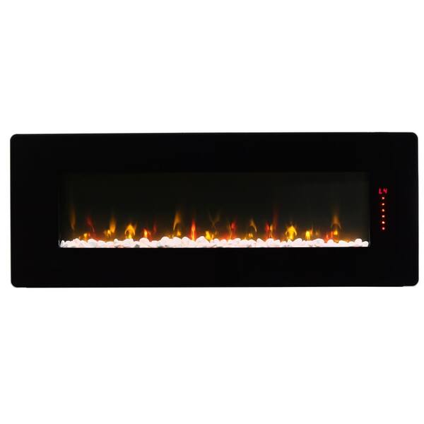 Dimplex Winslow 48 in. Wall-Mount/Tabletop Linear Electric Fireplace in  Black SWM4820 - The Home Depot