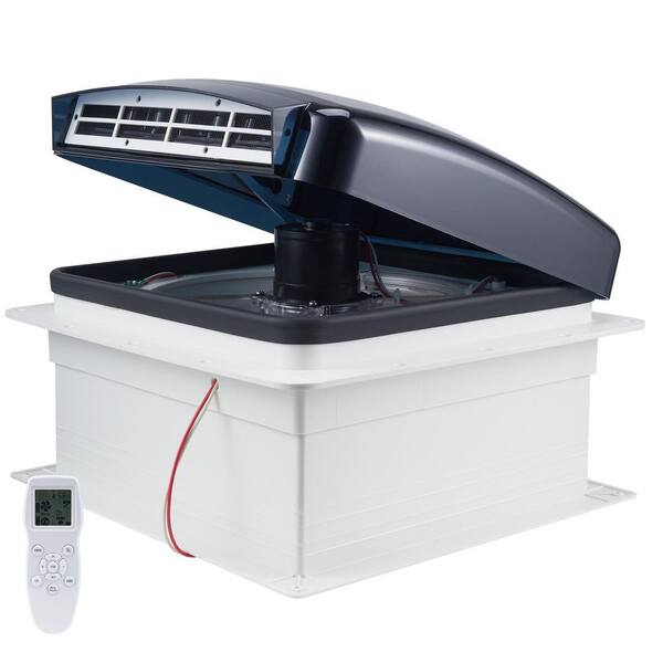thumbnail image 2 of 12V RV Roof Vent Fan With Remote – 14x14 – LABLT QS446304QR – White, 6 Blades 2 of 3