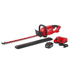 M18 FUEL 24 in. 18-Volt Lithium-Ion Brushless Cordless Hedge Trimmer Kit with 8.0 Ah Battery and Rapid Charger