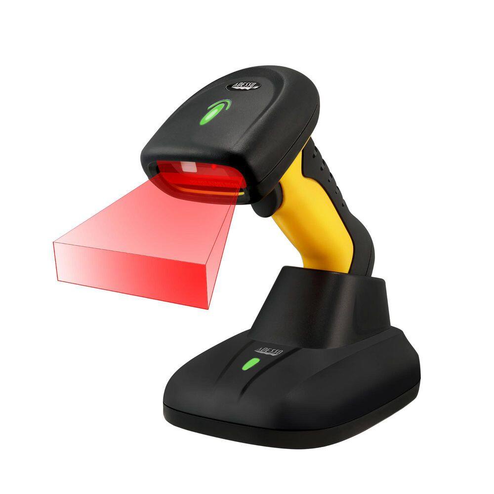 NUSCAN 5200 Bluetooth/2.4Ghz Dual mode Wireless Antimicrobial, Waterproof, 2D Industry Handheld Barcode Scanner