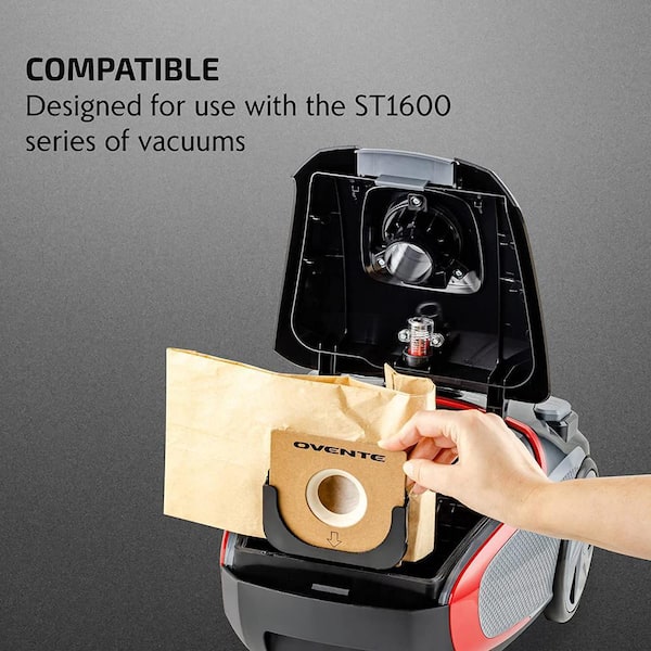 OVENTE 4-piece Compact Ultra-Filtration Dust Disposal Bags and 1