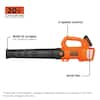 BLACK DECKER 20V MAX 90 MPH 320 CFM Cordless Battery