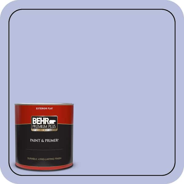 BEHR PREMIUM PLUS 1 qt. #MQ4-31 Stardust Evening Flat Exterior Paint & Primer