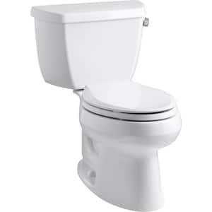 Wellworth 2-piece 1.28 GPF Single Flush Elongated Toilet in White