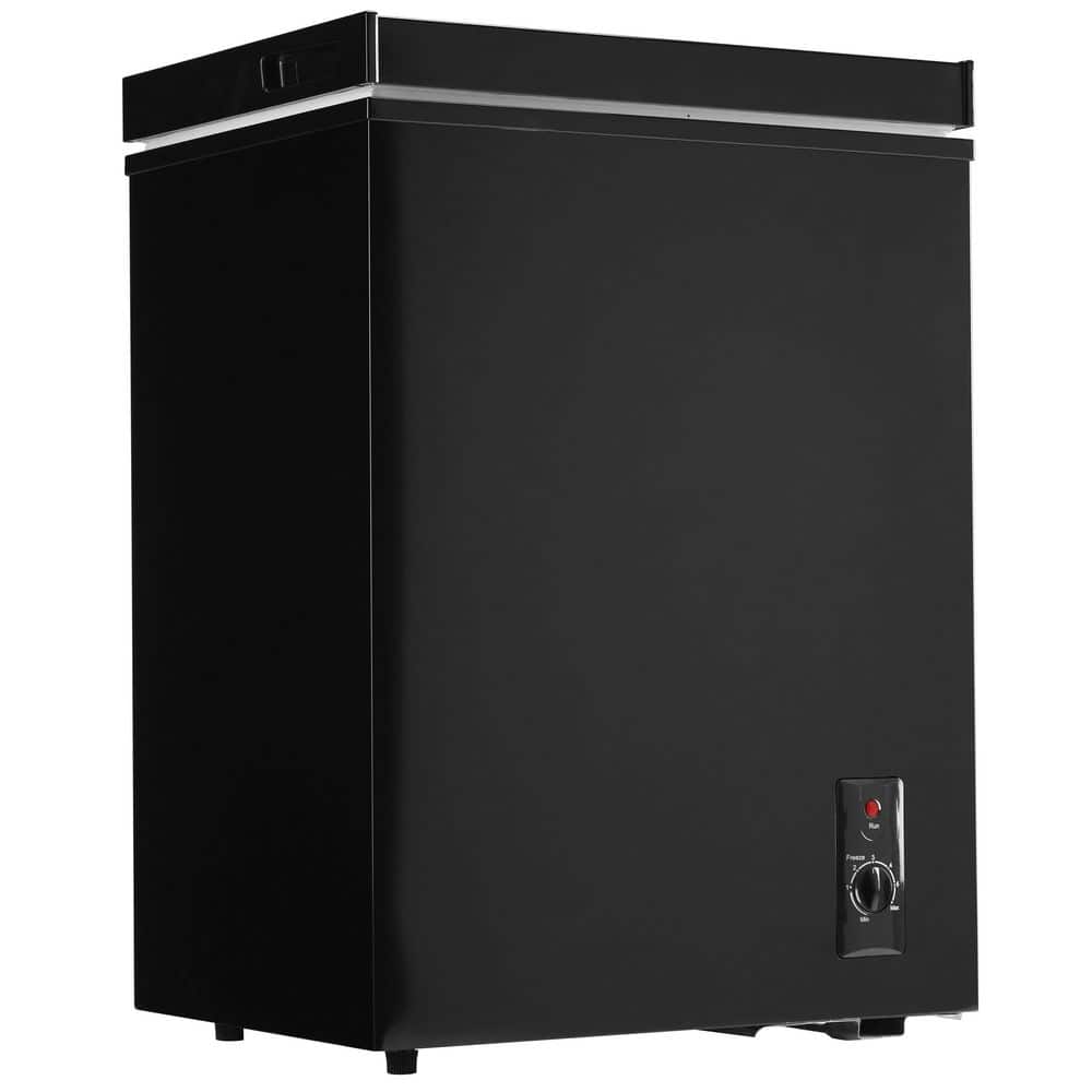 4.5 cu. ft. Manual Defrost Chest Freezer in Black with 7 Gears Temp Control Removable Basket for Garage/Residence Use price history on PriceWatchPro