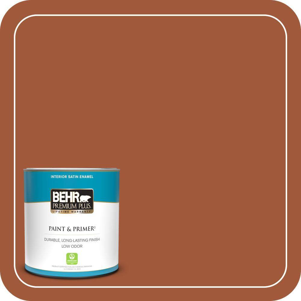 1 qt. #S-H-230 Ground Nutmeg Satin Enamel Low Odor Interior Paint & Primer price history on PriceWatchPro