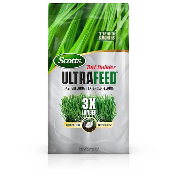 Scotts Turf Builder 20 lbs. Covers Up to 8,889 sq. ft. Ultrafeed Dry Lawn Fertilizer for Fast Greening and Extended Feeding