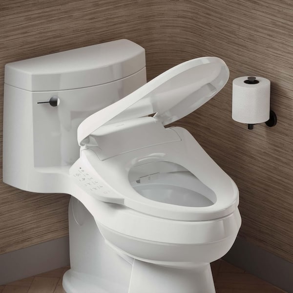 Purewash E590 Electric Bidet Seat for Elongated Toilets in White