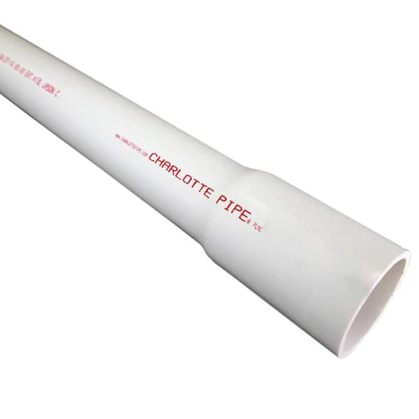 4 In. Schedule 40 Rigid PVC Non-Metallic Conduit 10 Ft. Lengths With Bell  End (Lift = 570 Ft.)