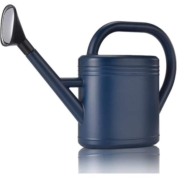 Unbranded Watering Can 1 Gal., For Indoor and Outdoor Plants, Garden Watering Can, Large Long Nozzle with Sprinkler (Blue)