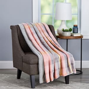 Oversized Plush Poly Fleece Sherpa Throw Blanket