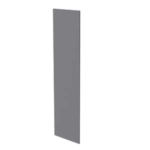 Newport 0.75 in. W x 24 in. D x 96 in. H in Deep Onyx Painted Refrigerator End Panel