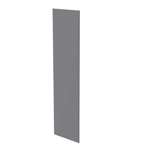 Home Decorators Collection Newport 0.75 in. W x 24 in. D x 84 in. H in Deep Onyx Painted Refrigerator End Panel