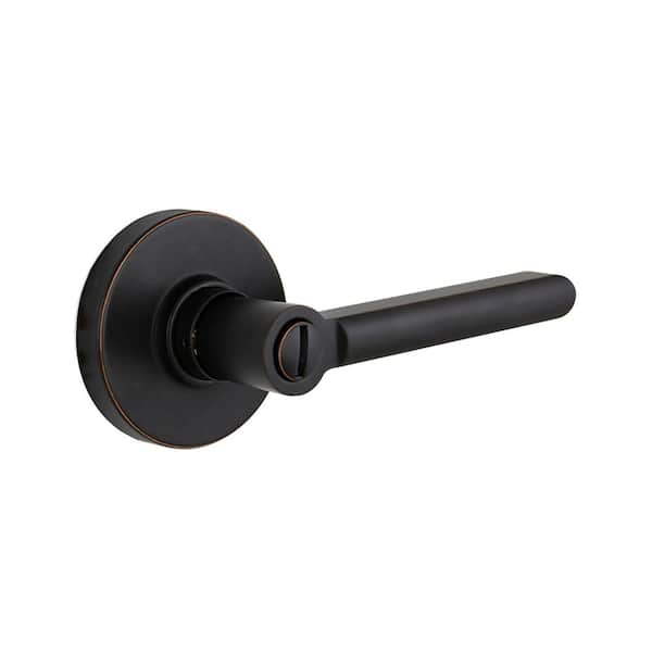 Defiant Tonebridge Aged Bronze Bed/Bath Door Lever with Round Rose