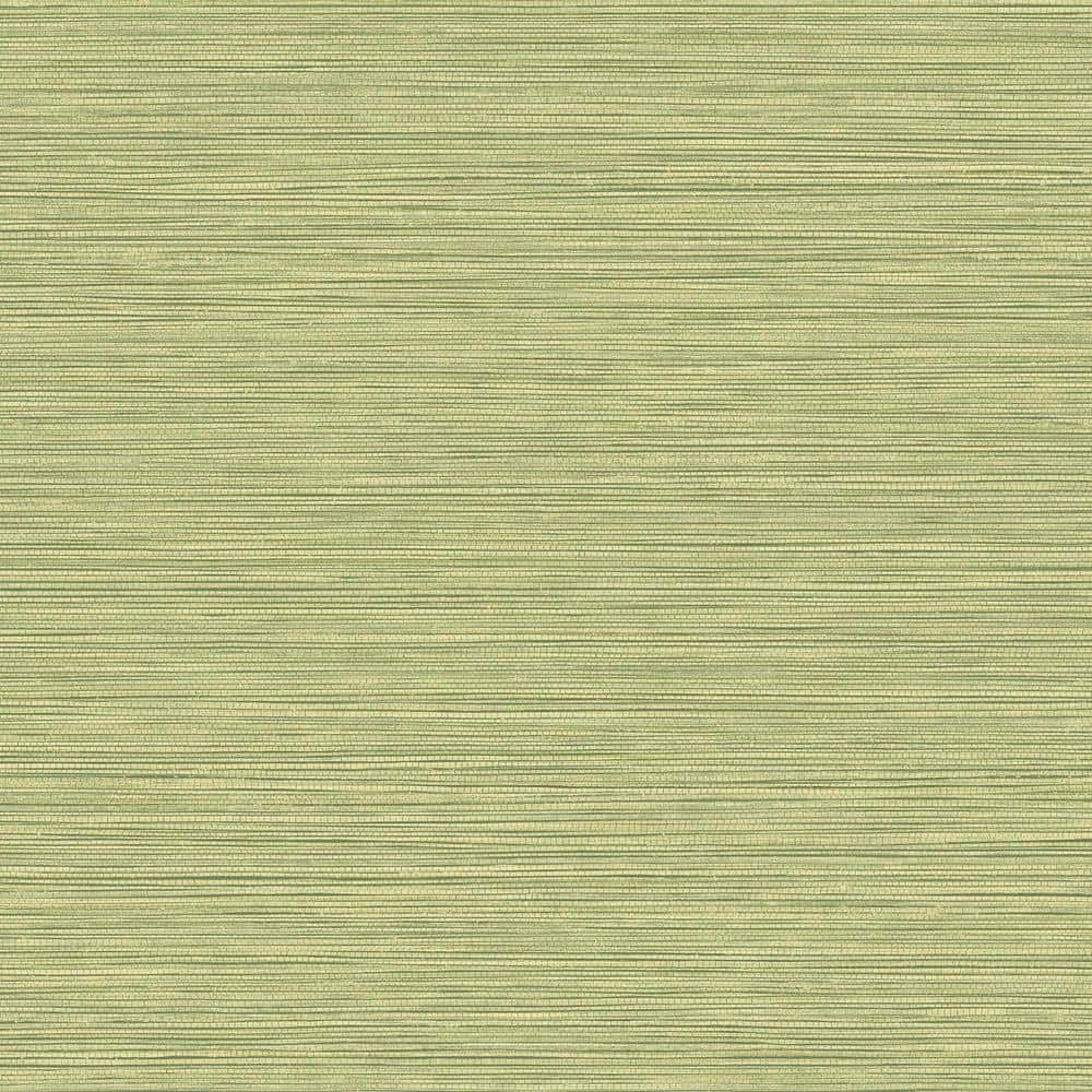Lime Moss Embossed Grasscloth 3D Wallpaper Roll