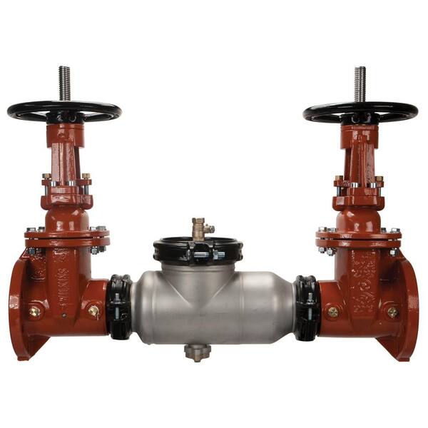 Wilkins 2-1/2 in. Double Check Backflow Preventer with Grooved End Butterfly Gate Valves