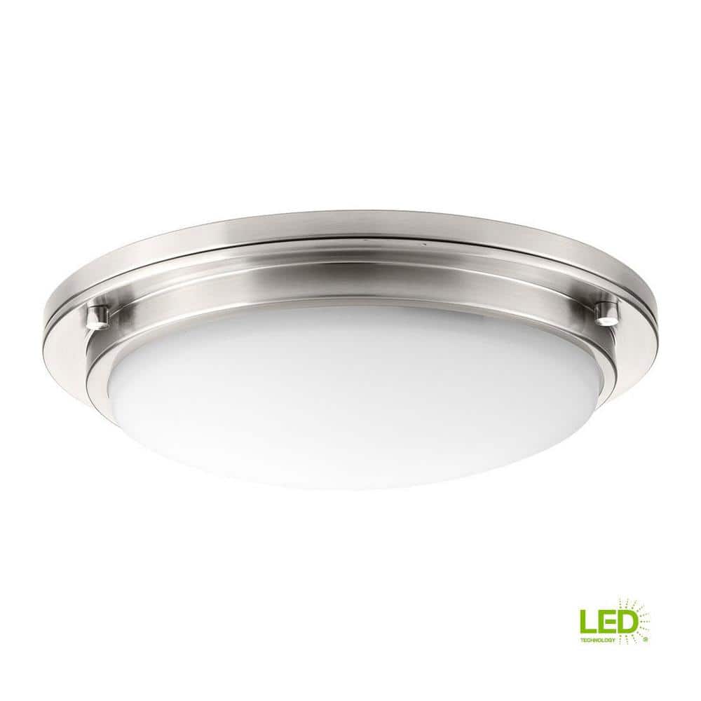 Apogee Collection 30-Watt Brushed Nickel Integrated LED Flush Mount price history on PriceWatchPro