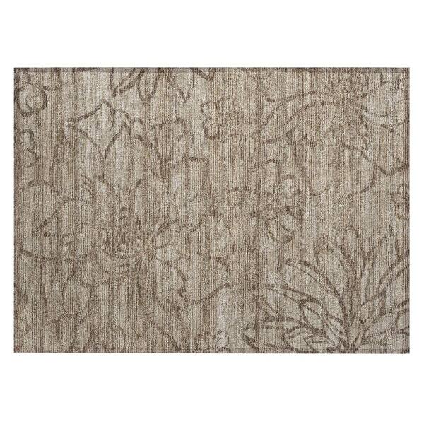 Chantille Machine Washable Indoor/Outdoor Abstract ACN2789 Beige 2 ft. x 3 ft. Accent Rug