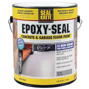 Epoxy Seal Low VOC Slate Gray 962 1 gal. Concrete and Garage Floor Paint