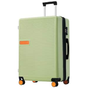 28 in. Green Hardshell Expandable Lightweight Spinner Suitcase with TSA Lock