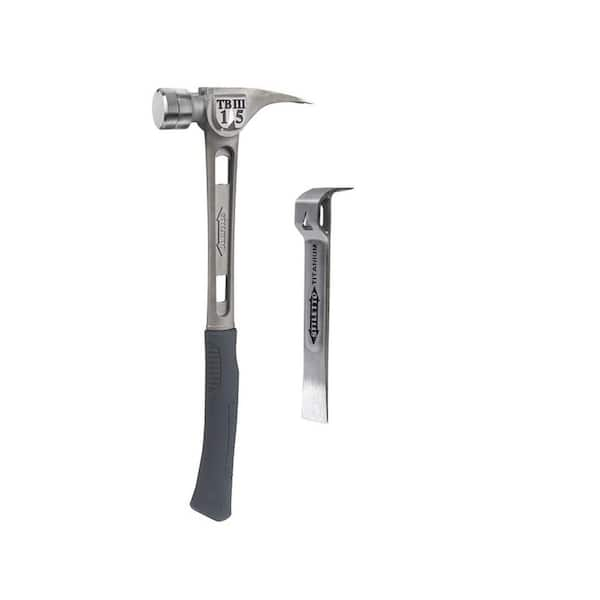 Stiletto 15 oz. Ti-Bone 3 Smooth Face with Curved Handle Hammer