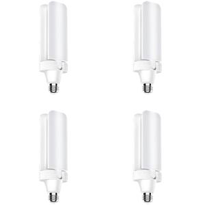 150-Watt Equivalent Indoor Garage 2-Panel Foldable LED Light Bulb, 5000K Daylight (4-Pack)