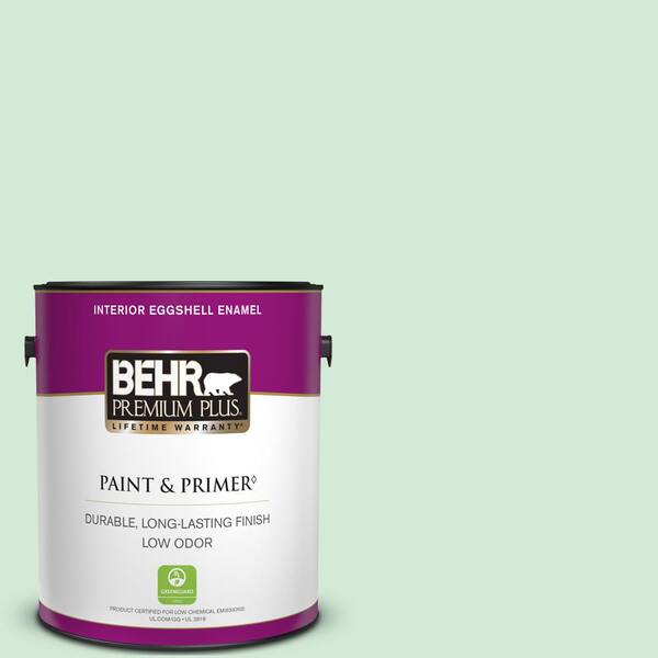 BEHR PREMIUM PLUS 1 gal. #460C-3 Venetian Pearl Eggshell Enamel Low Odor Interior Paint & Primer