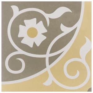 Caprice Loire Encaustic 7-7/8 in. x 7-7/8 in. Porcelain Floor and Wall Tile (11.46 sq. ft. / case)