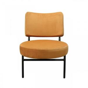 Valerie Orange Polyester Side Chair