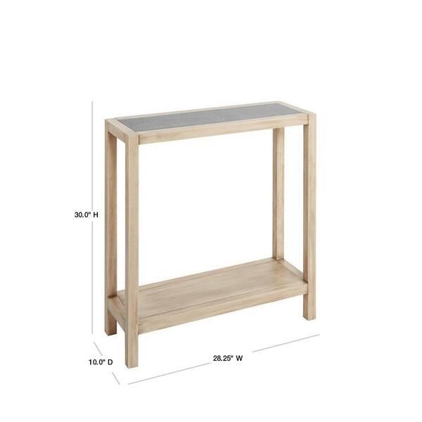 Standard Rectangle Wood Console Table, Wooden Console Table With Storage