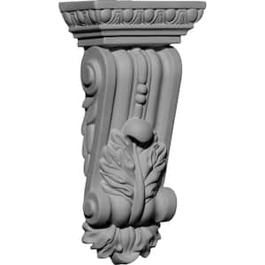 4-5/8 in. x 2-5/8 in. x 9-3/4 in. Primed Polyurethane Gorleen Corbel