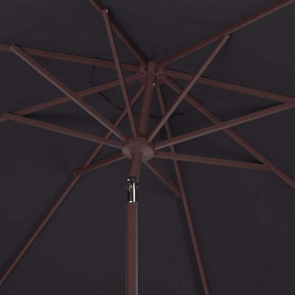 Zimmerman 11-Foot Navy and White Aluminum Market Umbrella