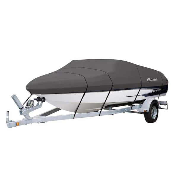 Classic Accessories StormPro 22 ft. - 24 ft. Heavy Duty Boat Cover 88968 -  The Home Depot